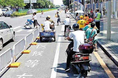 深圳首條非機動車道在沙井落成