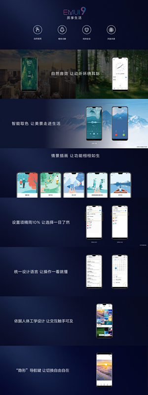 EMUI 9系統(tǒng)正式發(fā)布 華為的質(zhì)感生活