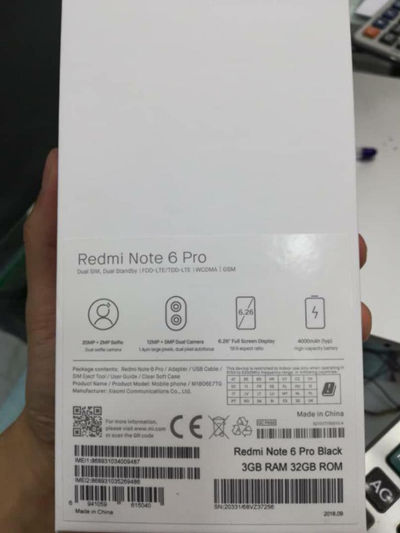 紅米Note 6 Pro諜照曝光 外觀毫無亮點(diǎn)