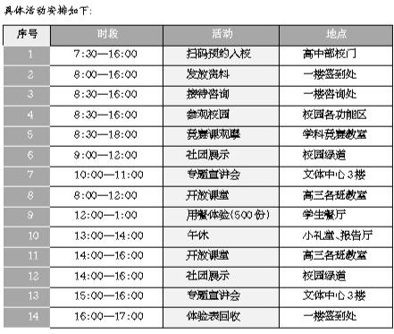 深圳實驗學校高中部于本周日舉辦2019招生咨詢會