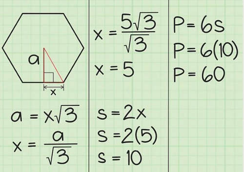 計(jì)算已知的邊心距的正六邊形面積的方法