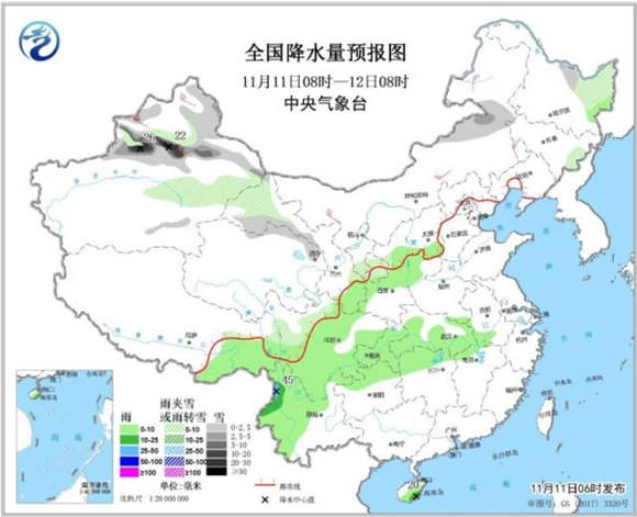 11日至14日新一股強(qiáng)冷空氣又要南下啦