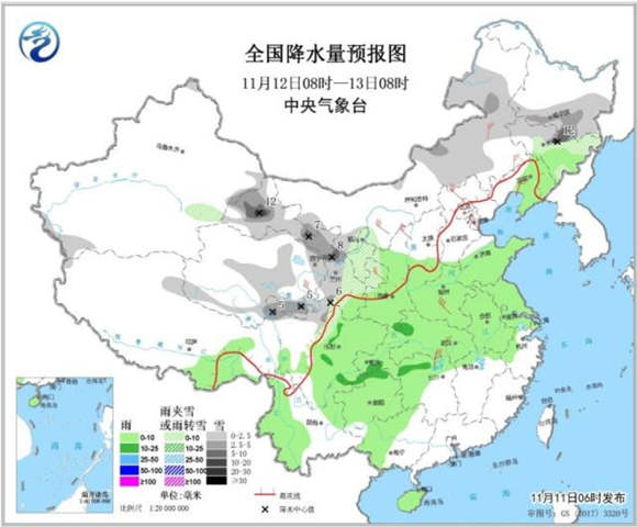 11日至14日新一股強(qiáng)冷空氣又要南下啦