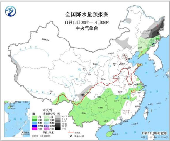 11日至14日新一股強(qiáng)冷空氣又要南下啦