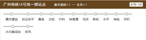 廣州地鐵14號線路圖2019 廣州地鐵線路圖最新