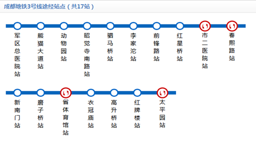 成都地鐵3號線線路圖2019 成都地鐵線路圖最新