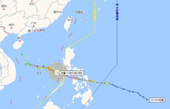 受臺風巴蓬影響 深圳近幾天氣溫下降且有降雨