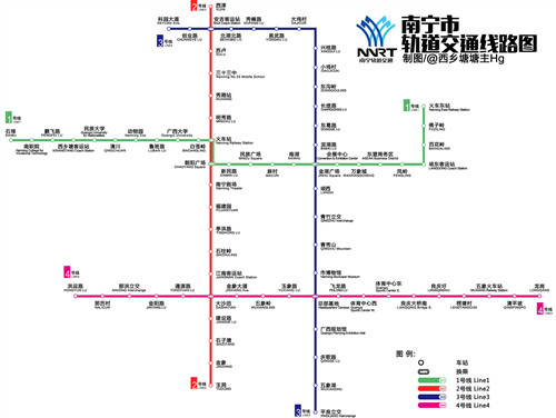 南寧地鐵4號(hào)線2019 南寧地鐵線路圖最新