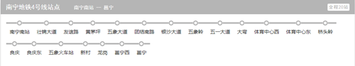 南寧地鐵4號(hào)線2019 南寧地鐵線路圖最新