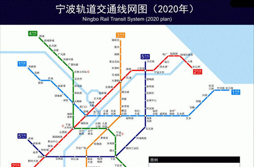 寧波地鐵1號(hào)線線路圖2020 寧波地鐵線路圖最新