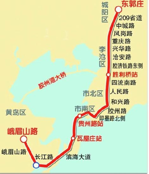 青島地鐵1號(hào)線線路圖2020 青島地鐵線路圖最新