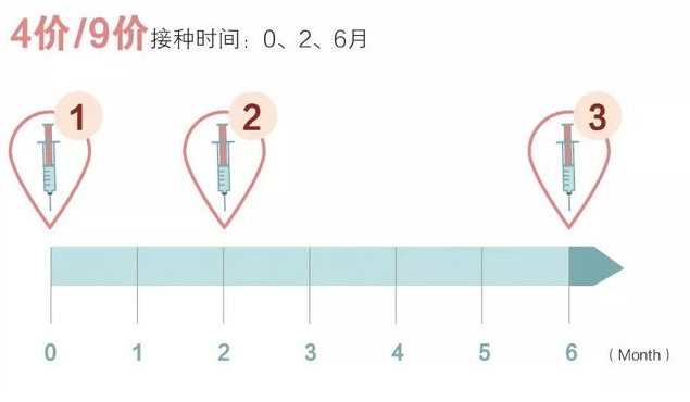 深圳九價HPV疫苗三針打多久