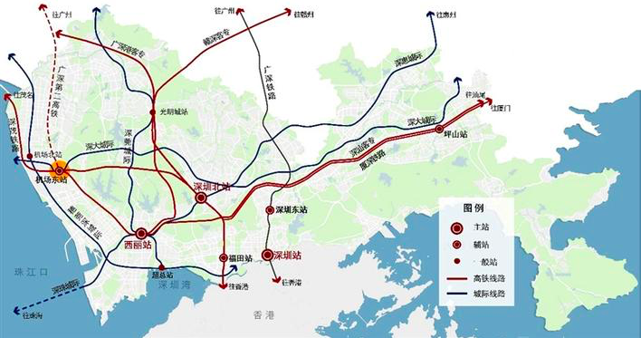 好消息!深圳機(jī)場(chǎng)將引入深茂鐵路