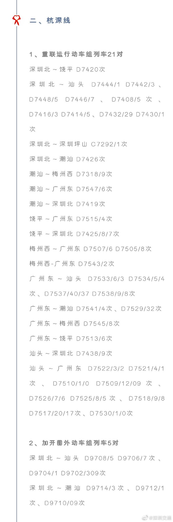 出行便利!五一起深圳北站這些方向加開列車