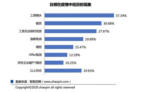 智聯(lián)招聘發(fā)布了《2020年白領生活狀況調(diào)研報告》