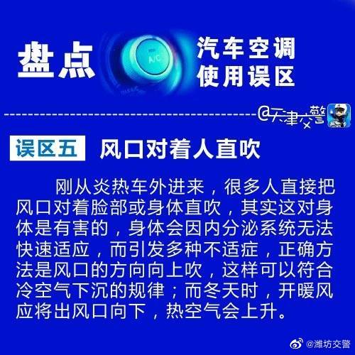 高溫預警 車載空調使用誤區(qū)知多少