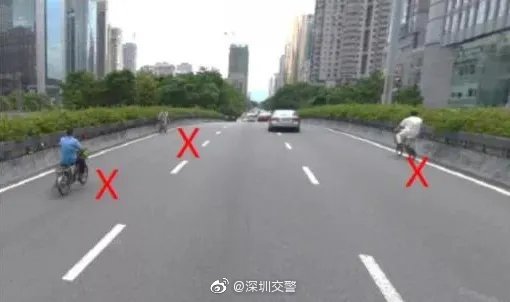 深圳首條!設在高架橋上的非機動車道