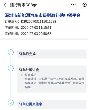 2020深圳新能源小汽車財政補貼申請步驟