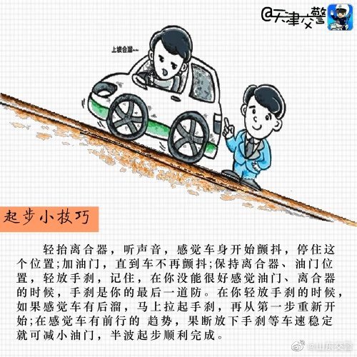 行車規(guī)范提醒!半坡起步為何總溜車