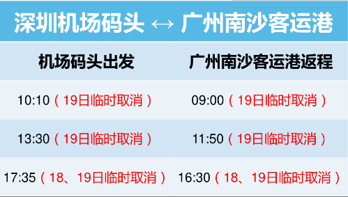 注意 深圳機(jī)場碼頭部分航線受臺風(fēng)影響停航信息