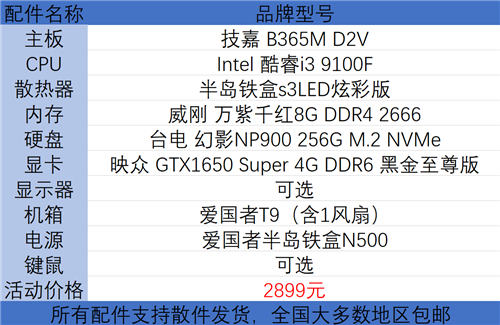 2020電腦主流配置推薦 實用到高端都有