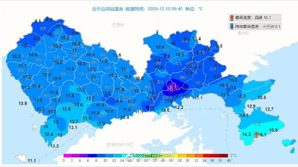 深圳寒冷黃色預警生效中 梧桐山又要下雪?