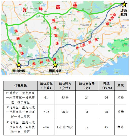 深圳外環(huán)高速一期通了 最新通行攻略看這