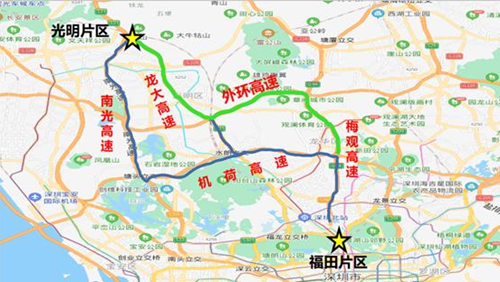 深圳外環(huán)高速一期正式通車!交通指引及通行攻略