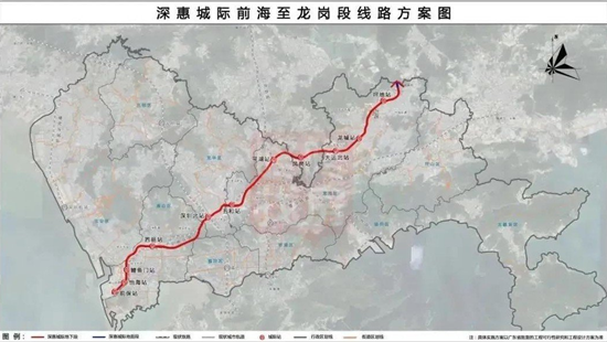 喜訊!深圳2021年預計開工建設4條城際軌道詳情