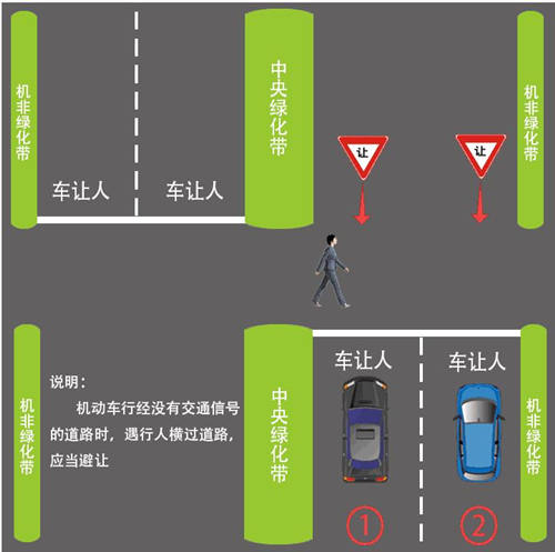 深圳嚴查機動車不禮讓斑馬線 如何正確禮讓行人