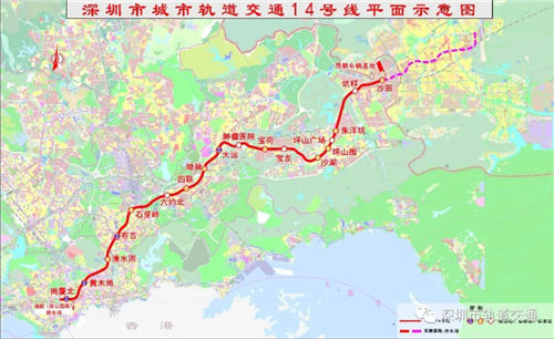 深圳14號線16號線最新進展 正式開通時間曝光