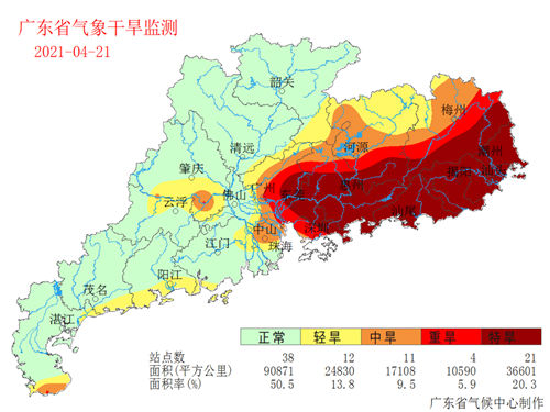 深汕首發(fā)干旱預(yù)警 深汕區(qū)為特旱