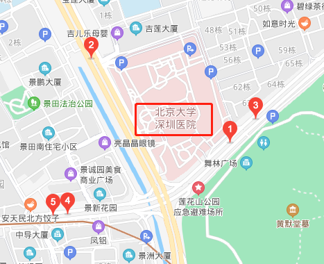 北京大學深圳醫(yī)院交通指南