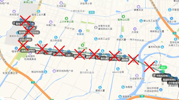 深莞跨市公交臨時停運調(diào)整(附調(diào)整線路)