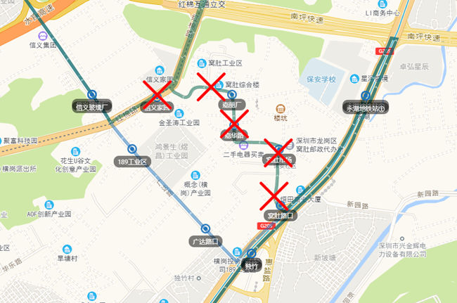 深圳途經(jīng)坪鹽通道的公交線路有調(diào)整