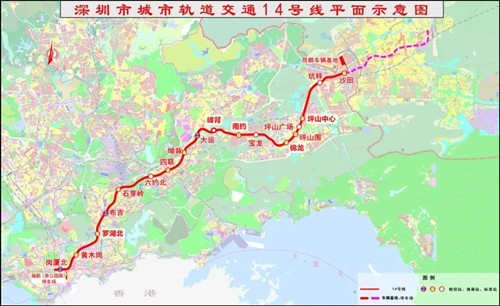 最新消息！深圳地鐵14號線及三大樞紐運營正式進駐