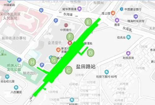 深圳地鐵8號線一期出入口在哪