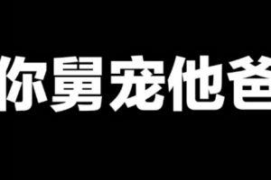 你舅寵他爸梗的意思