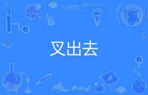 網(wǎng)絡(luò)用語叉出去是什么梗