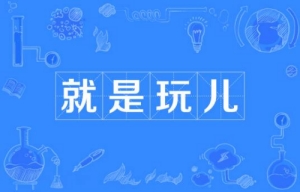 網(wǎng)絡用語就是玩兒是什么梗