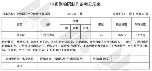 電視劇《一代軍師》根據(jù)什么小說改編