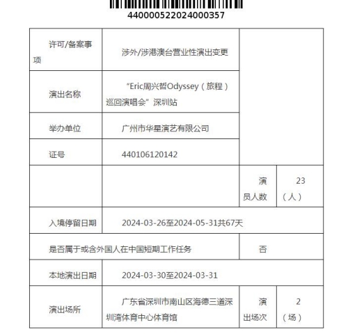 2024年周興哲深圳演唱會時間地點(diǎn)